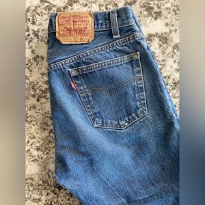 Vintage Levi’s 501s.